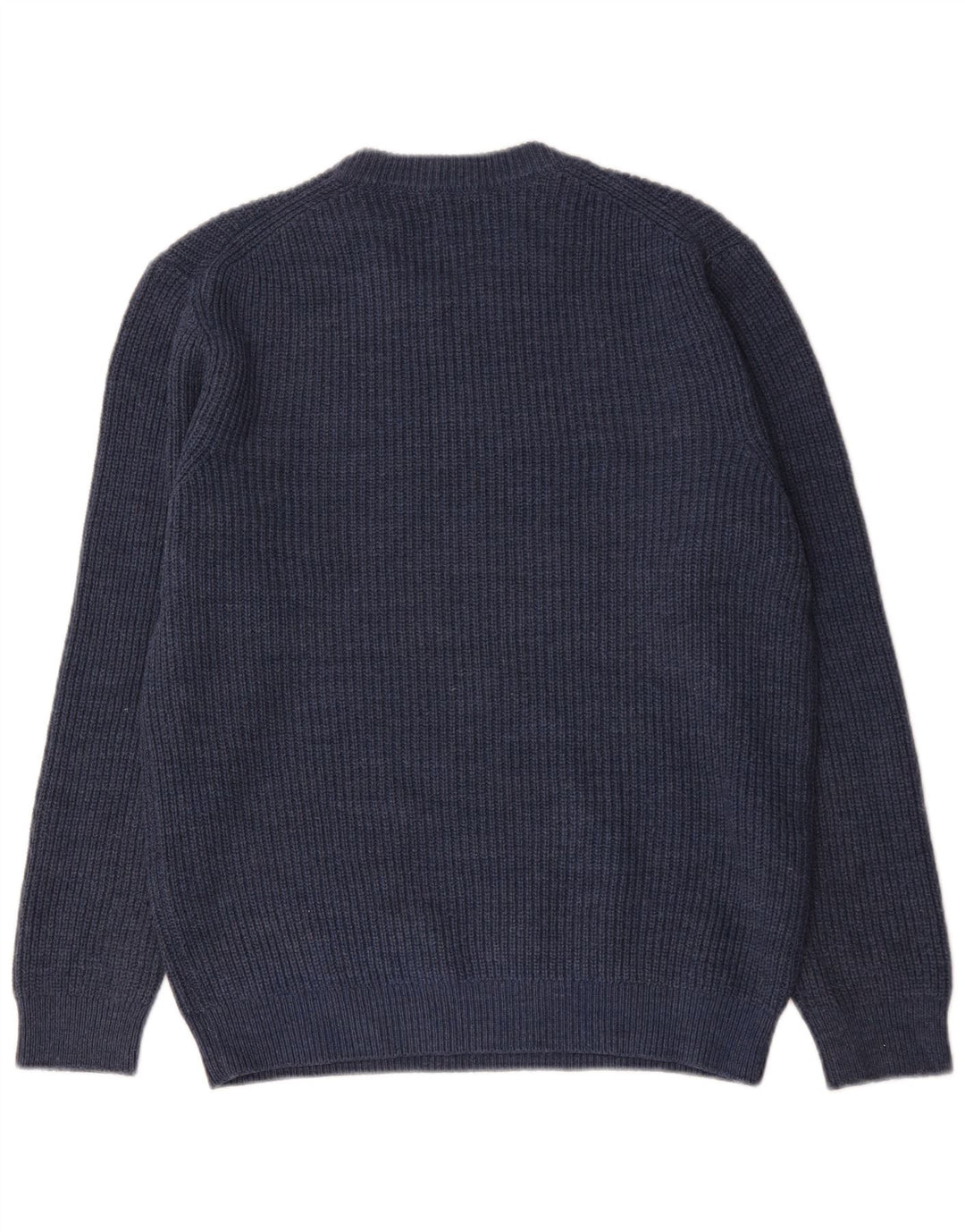 Pulover pentru bărbați Zara, cu decolteu, mare, albastru, acrilic