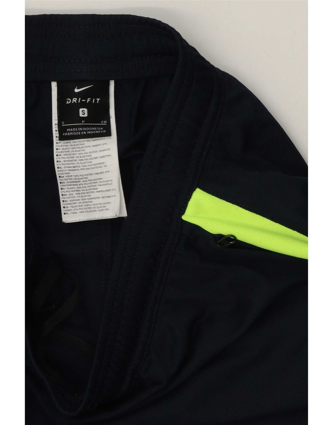 Pantaloni de trening Nike Dri Fit pentru bărbați, mici, bleumarin, poliester color bloc