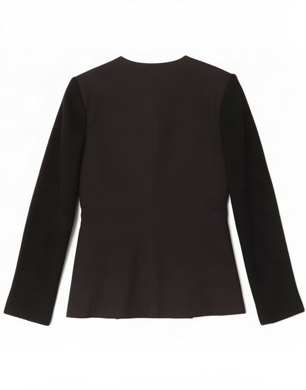 Jachetă blazer pentru femei Sinequanone, cu 4 nasturi, IT 38 XS, viscoză neagră