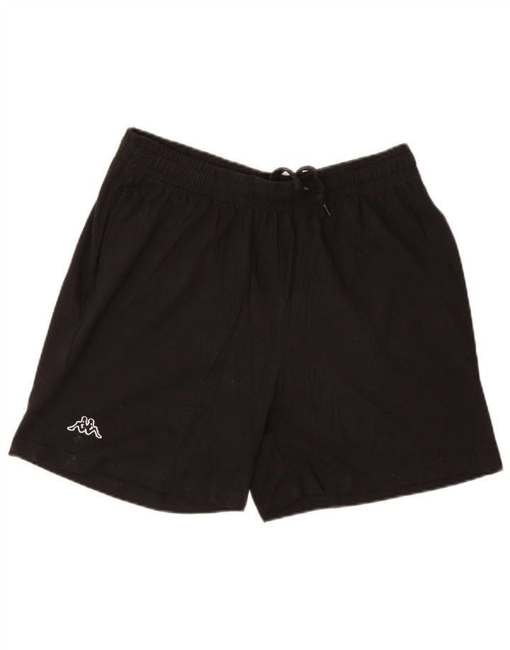 Pantaloni scurți sport Kappa pentru bărbați, mari, negru, bumbac