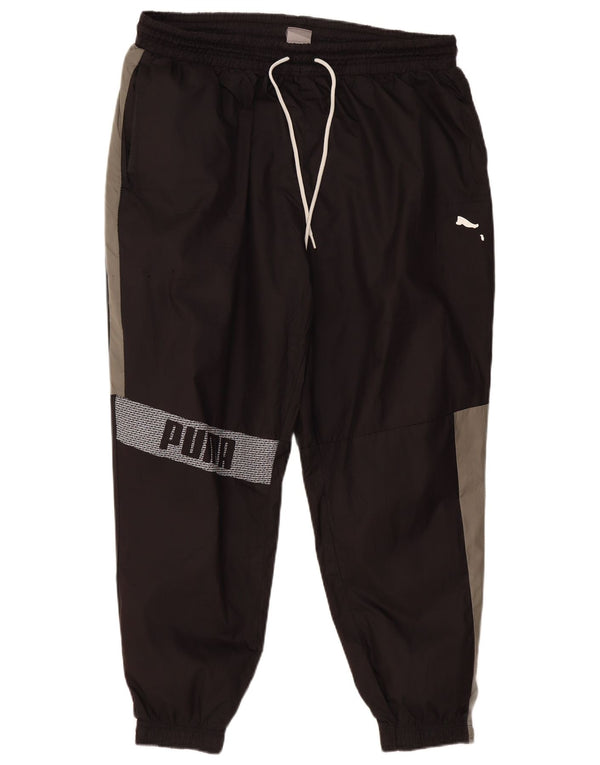 Pantaloni de trening grafic pentru bărbați PUMA Pantaloni de jogging XL, negru, color block