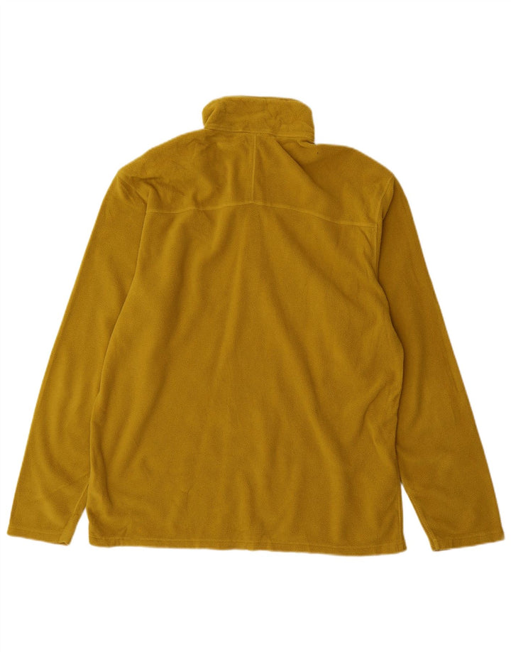 Pulover pentru bărbați The North Face, cu fermoar și gât, poliester mare, bej