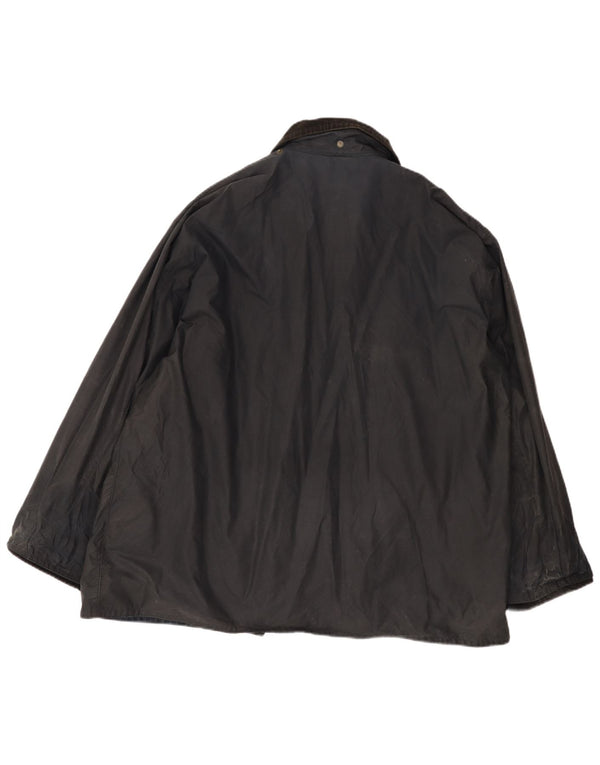 Jachetă pentru bărbați Fermoy din bumbac cerat UK 42 XL bleumarin