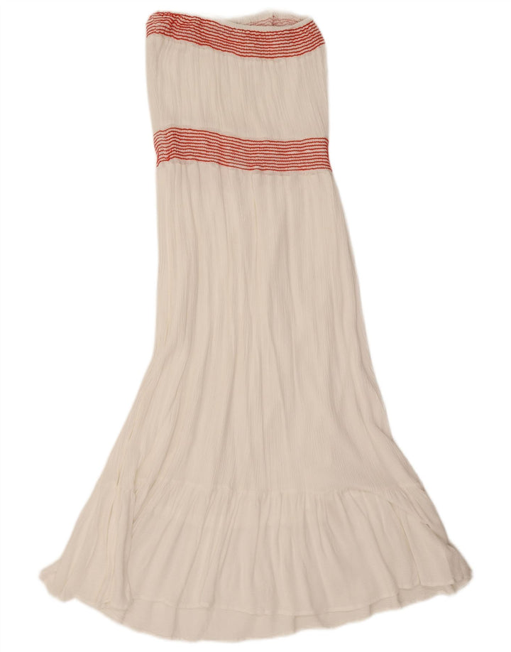 Rochie fără bretele pentru femei Zara UK 8 Mic cu dungi albe