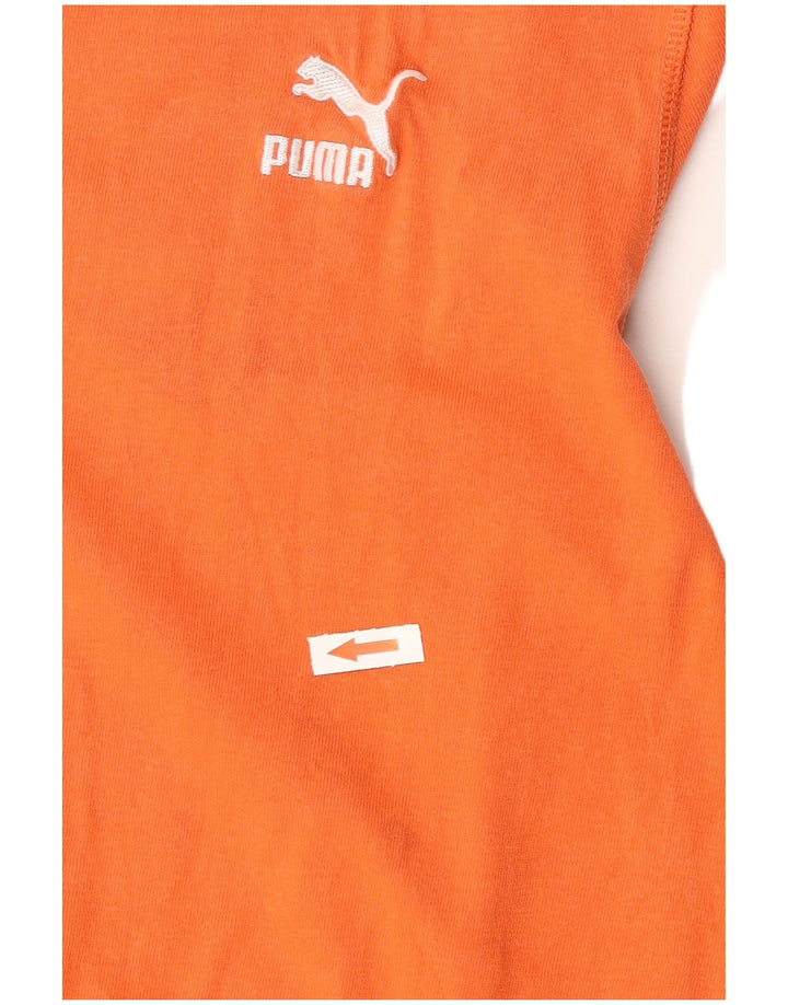 Tricou pentru bărbați Puma Top din bumbac portocaliu mediu
