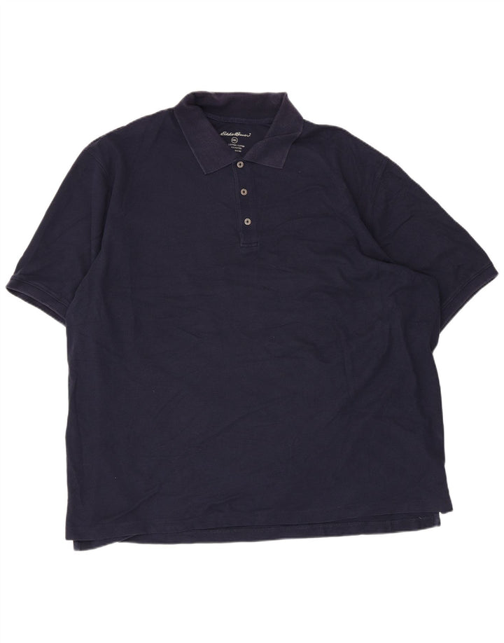 EDDIE BAUER Tricou polo pentru bărbați 2XL bumbac bleumarin