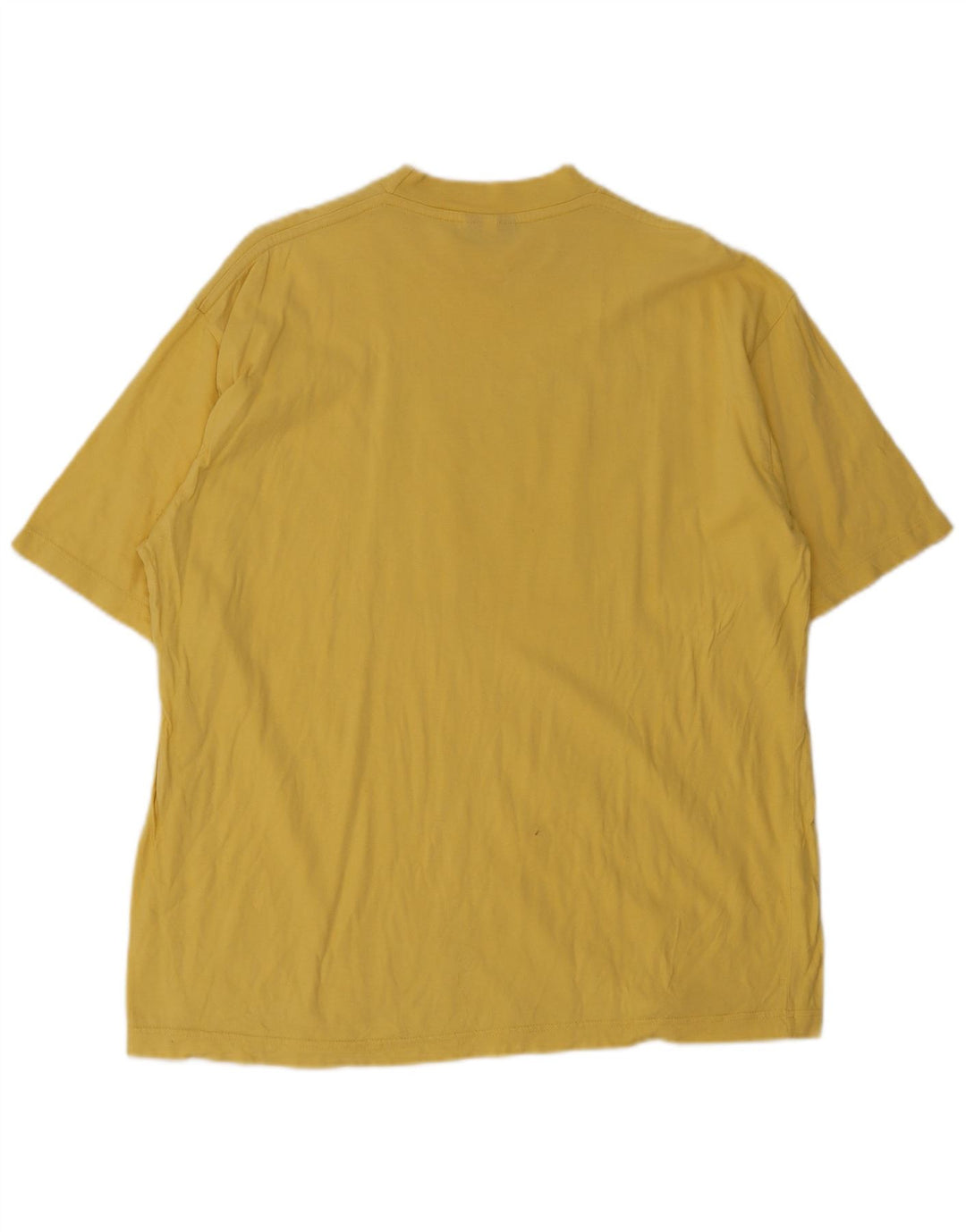 Tricou grafic Stefanel pentru barbati Top mare bumbac galben