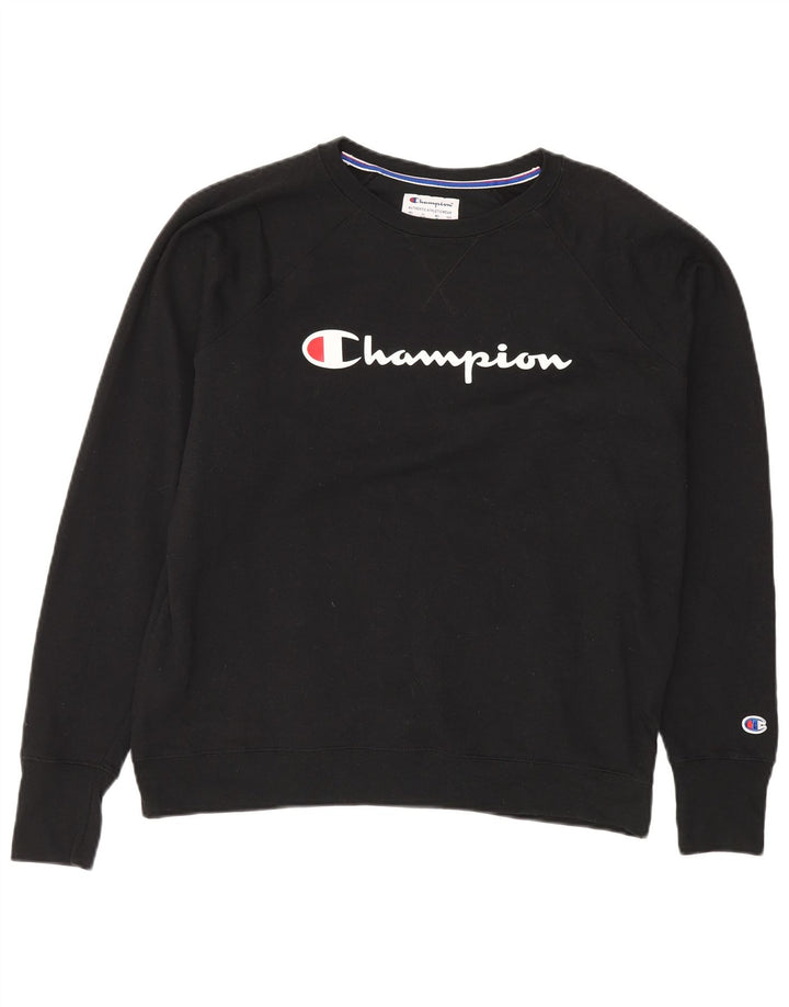 Pulover cu grafic supradimensionat pentru femei CHAMPION UK 18 XL Negru