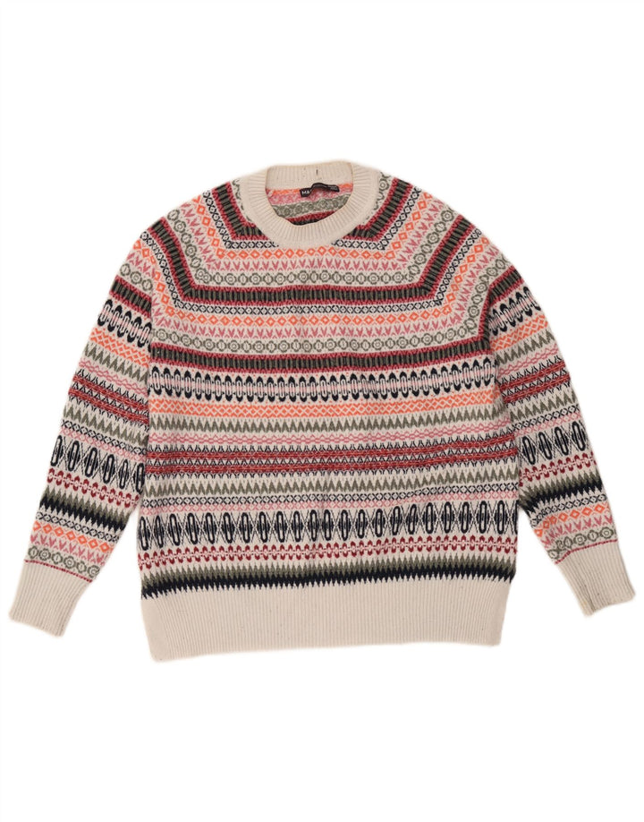 Pulover pentru femei Marks & Spencer cu decolteu triplu UK 14 Medium Multicolor