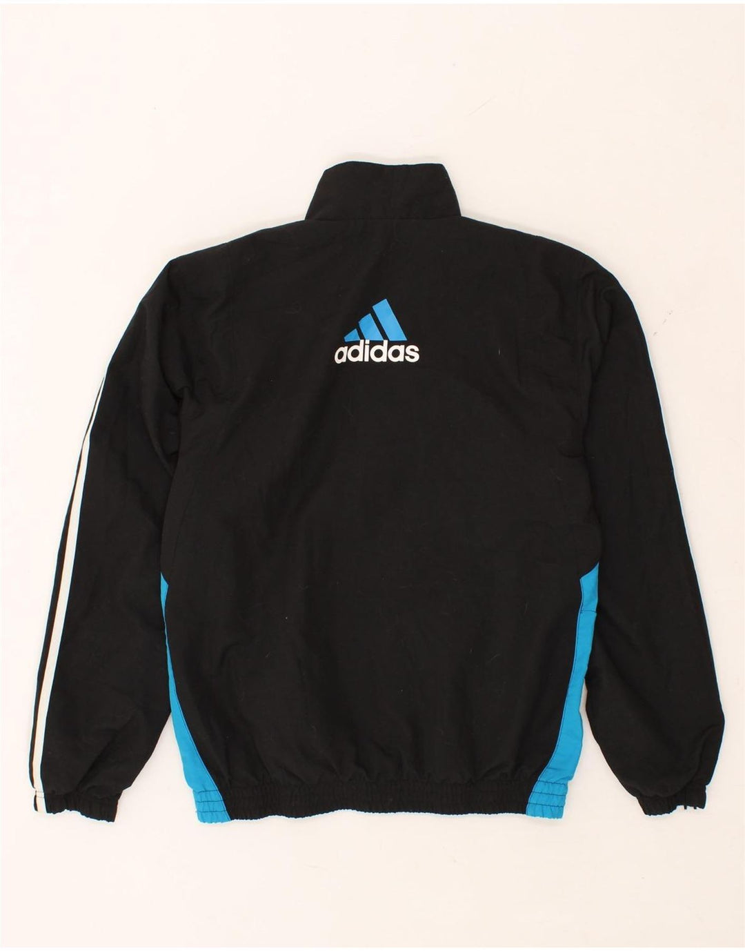 Jachetă de top pentru trening grafic ADIDAS pentru bărbați, mică, neagră, din poliester