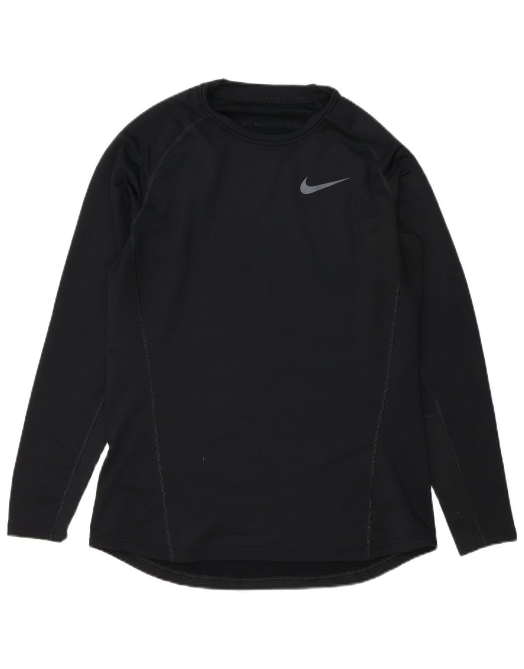 Nike pentru bărbați Dri Fit Top cu mânecă lungă, mare, negru, poliester