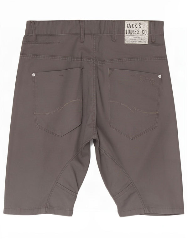 Pantaloni scurți casual pentru bărbați Jack & Jones W32 Gri mediu