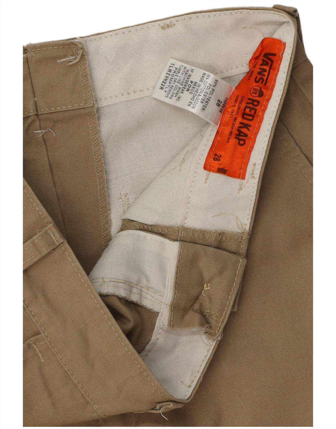 Pantaloni scurți Vans Red Kap Chino W28 Small Kaki Poliester