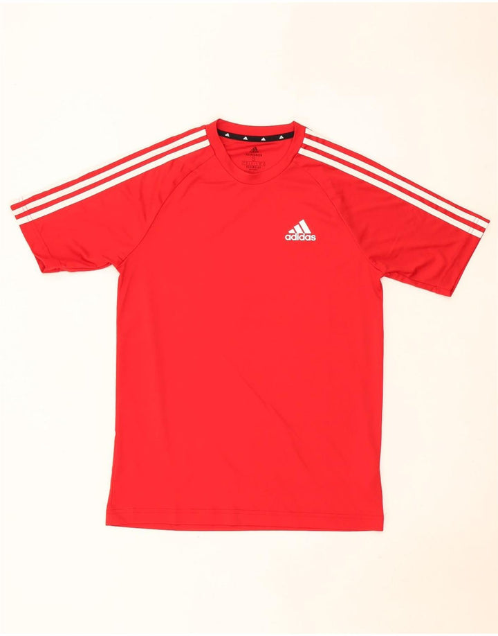 Tricou Adidas Aeroready pentru bărbați Top mic poliester roșu