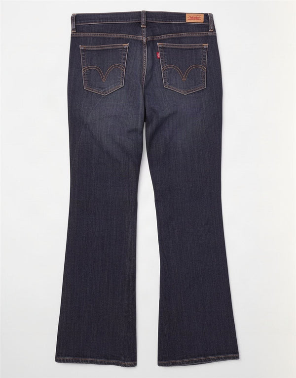 Blugi Levi's Bootcut pentru femei US 12 Large W32 L30 Bumbac bleumarin