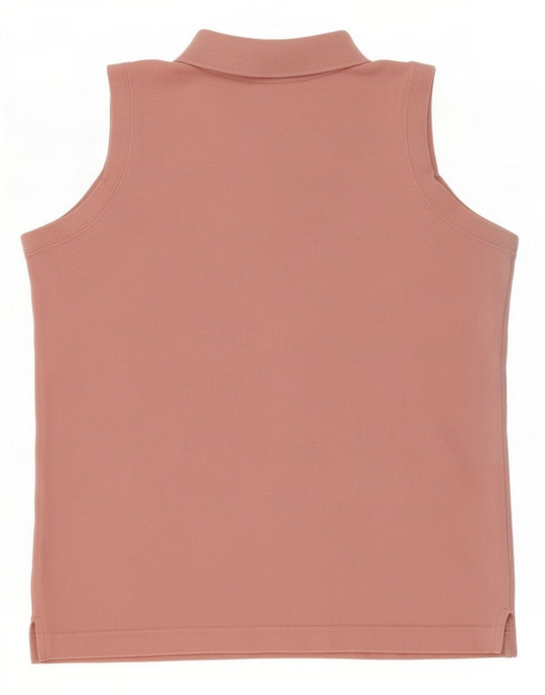 Tricou polo fără mâneci fete Lotto 14-15 ani 3XL bumbac roz