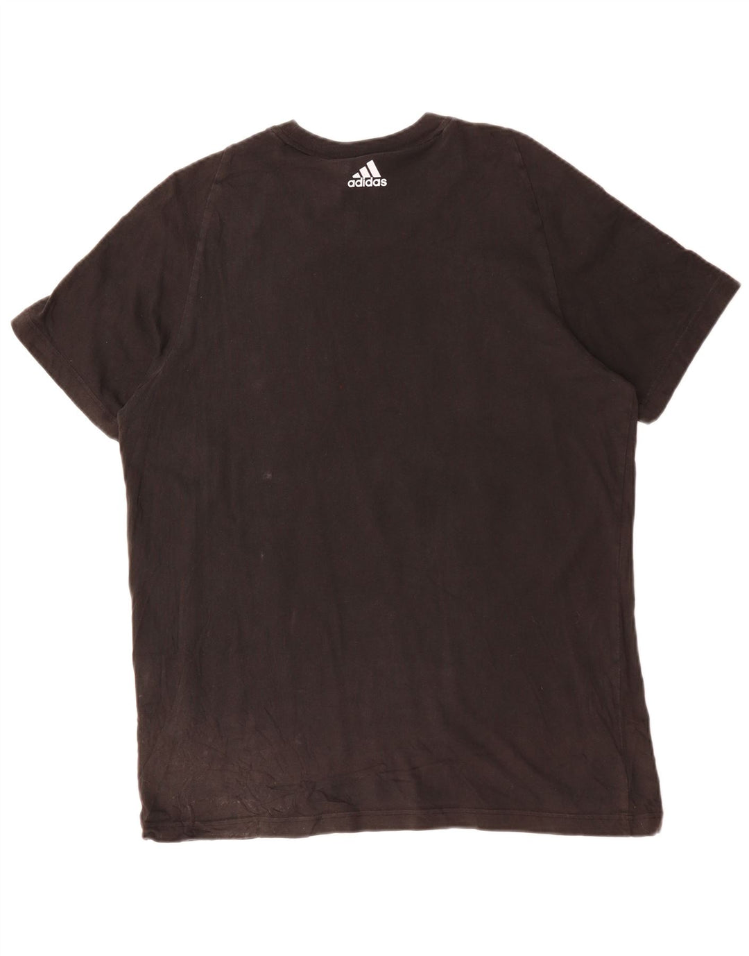 Tricou grafic ADIDAS pentru bărbați Top mare, negru, color block, bumbac