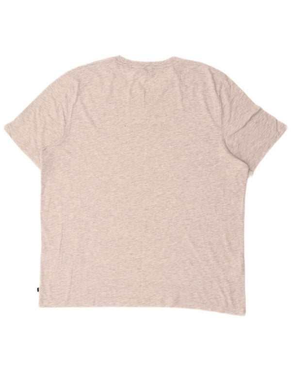 Tricou grafic pentru bărbați Ted Baker Mărimea de sus 6 2XL Bumbac cu pete gri