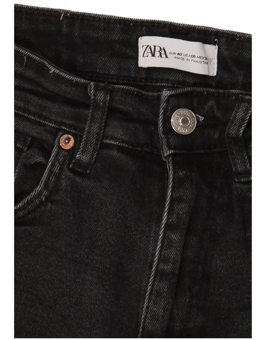 Blugi skinny pentru femei Zara EU 40 Medium W30 L26 Negri