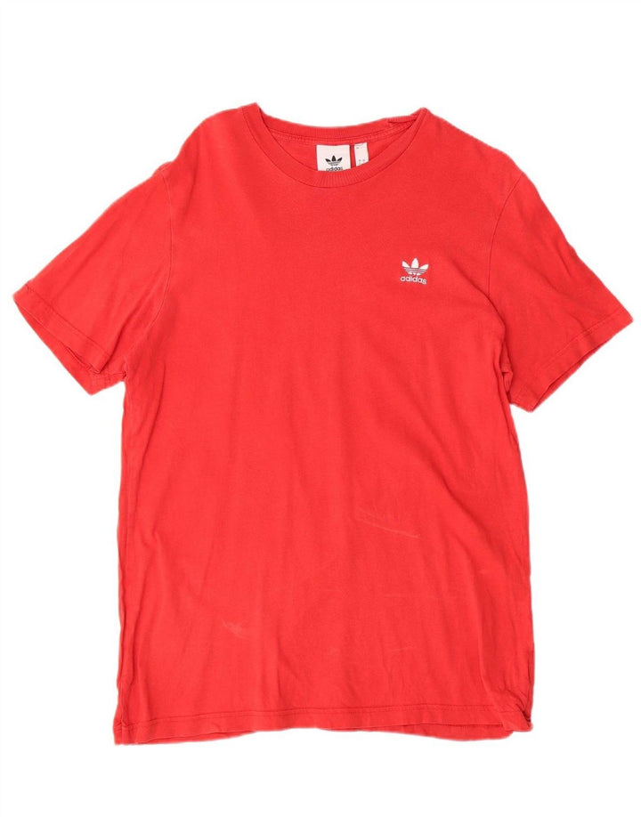 ADIDAS Mens T-Shirt Top Large Red Cotton