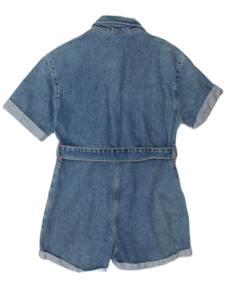 Combi denim pentru femei Topshop UK 10 Bumbac albastru mic