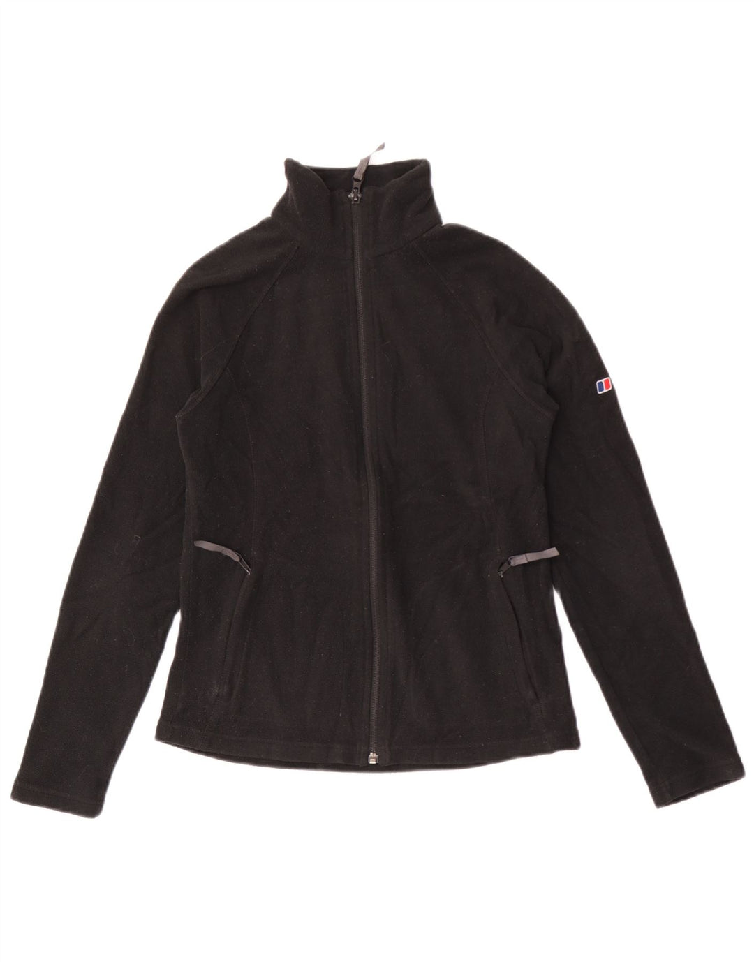 Jachetă fleece pentru femei Berghaus UK 8, poliester negru mic