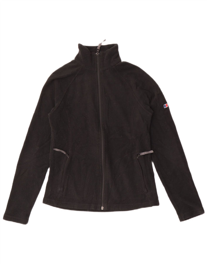 Jachetă fleece pentru femei Berghaus UK 8, poliester negru mic