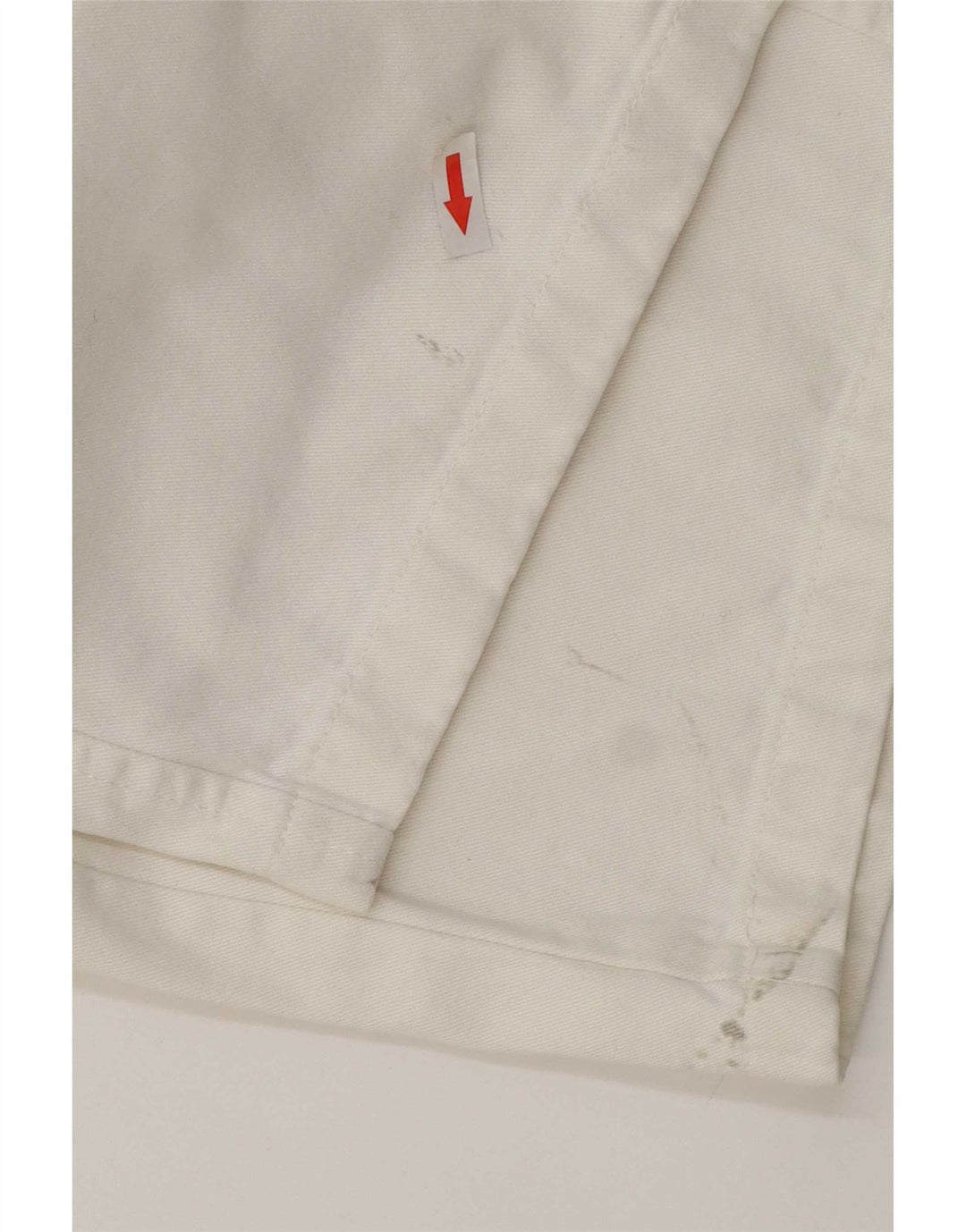 Pantaloni cargo drepti pentru femei Zara EU 42 Large W32 L32 Alb