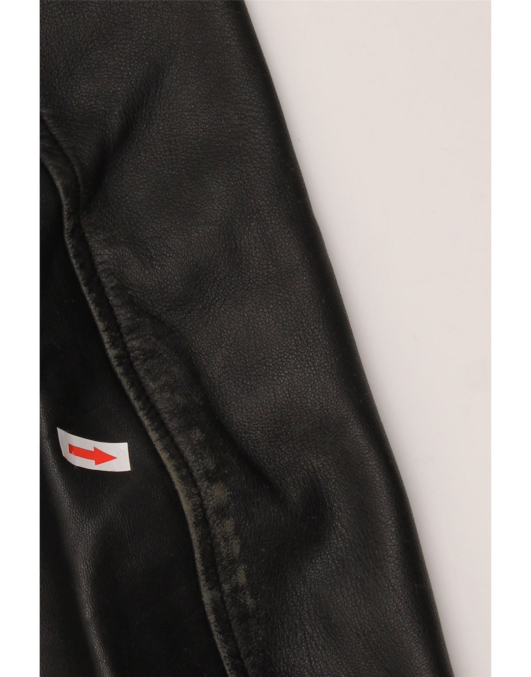 Jachetă de piele pentru bărbați VINTAGE UK 42 XL din piele neagră