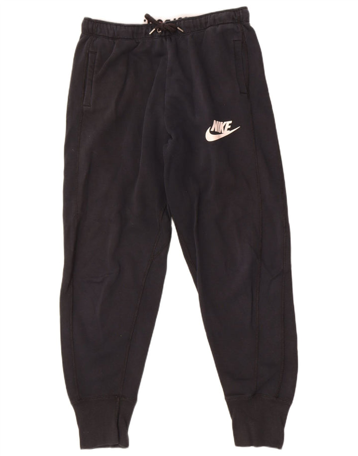 Pantaloni de trening Nike pentru bărbați Joggeri, bumbac mediu negru