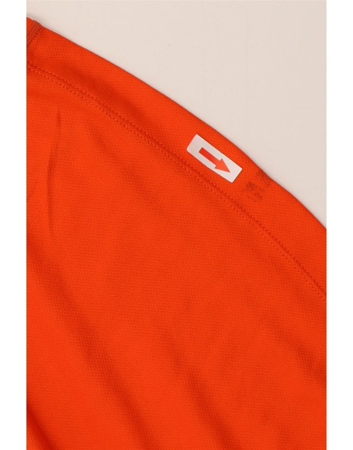 Tricou pentru bărbați NIKE Dri Fit Top mic portocaliu Colorblock
