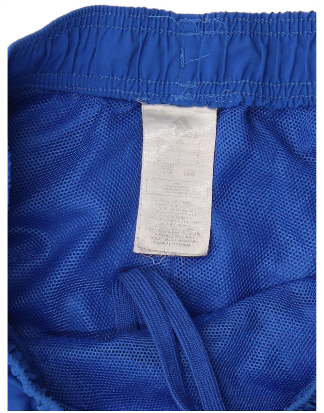 Pantaloni scurți de înot Adidas pentru bărbați, mari, albastru, poliester