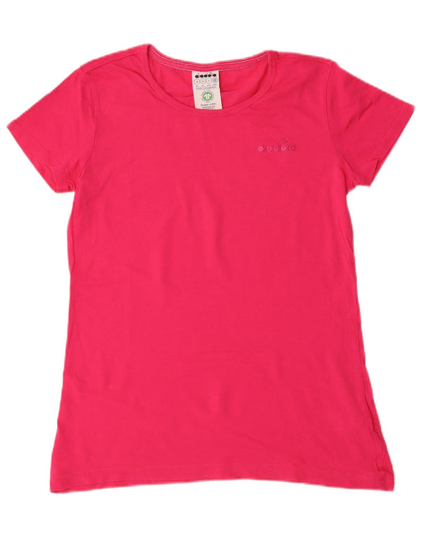 DIADORA Tricou Femei Top UK 12 Medium Pink Bumbac