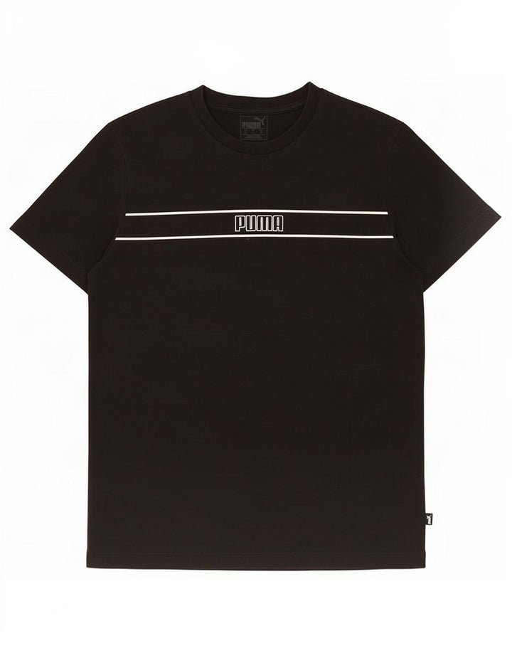 Tricou grafic Puma pentru bărbați Top Mediu Negru