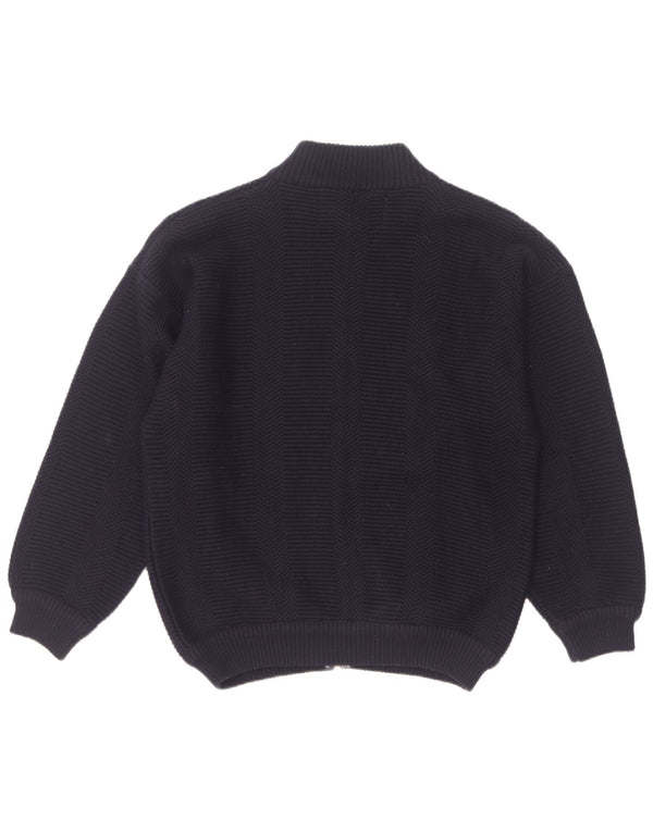 Pulover cardigan pentru bărbați Settebello, lână, albastru, mediu