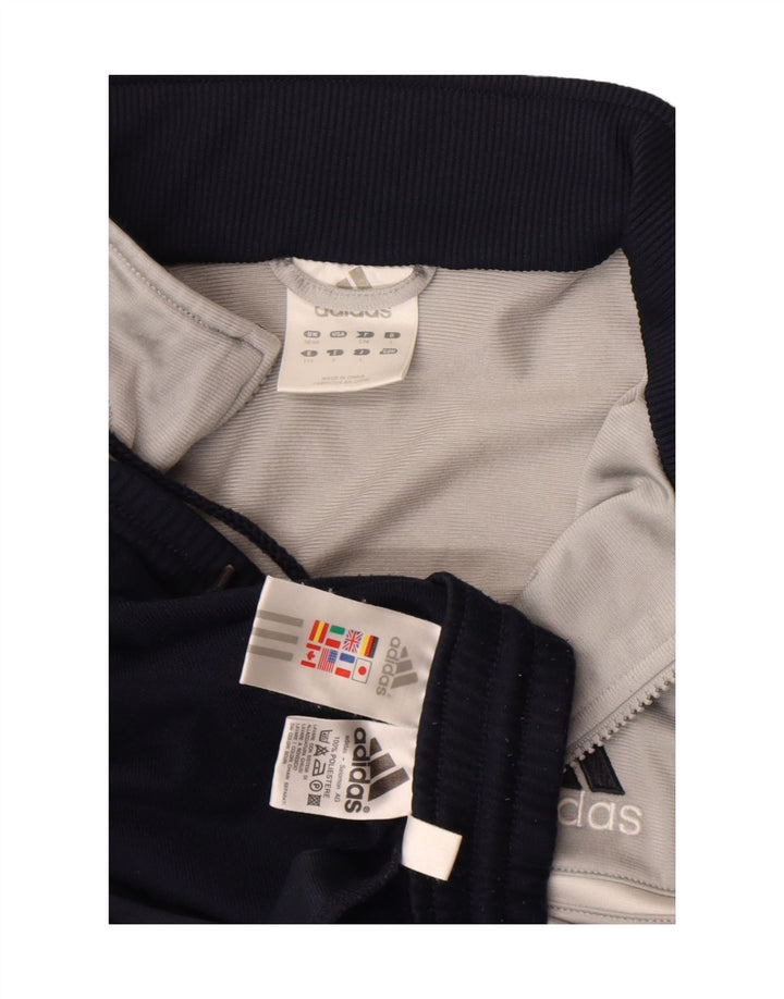 Trening complet pentru bărbați Adidas UK 38/40 Gri mediu Poliester color bloc