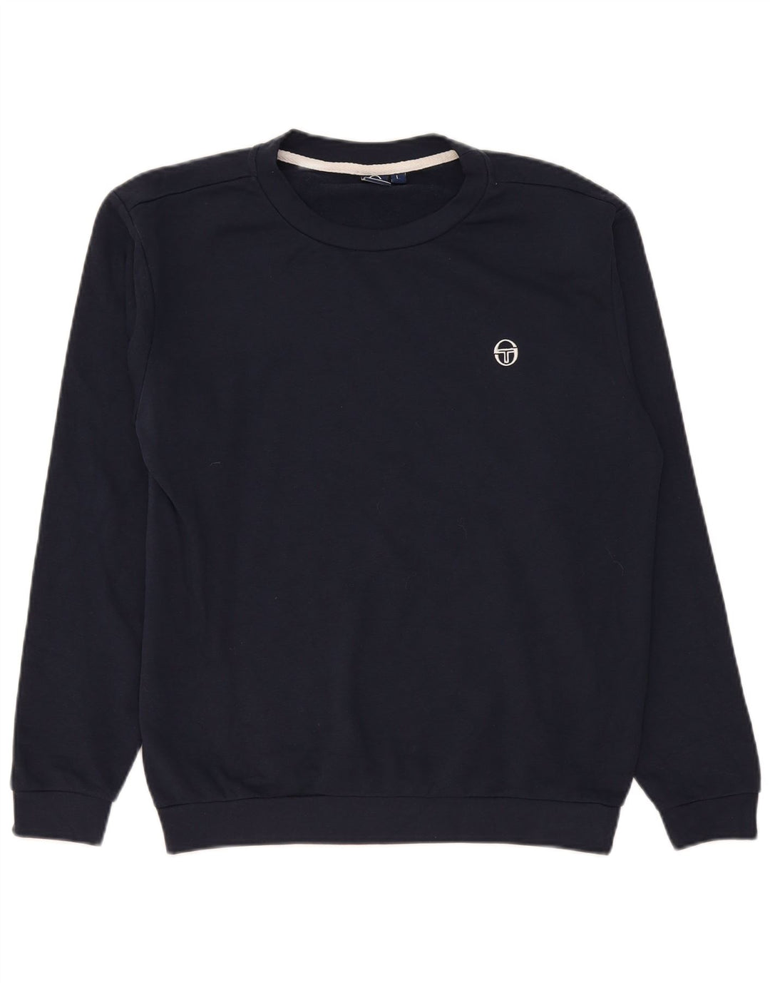 Hanorac pentru bărbați Sergio Tacchini Pulover mare din bumbac bleumarin