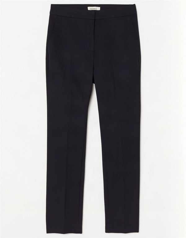 Pantaloni chino subțiri pentru femei Zara EU 40 Mediu L30 L28 Bumbac bleumarin