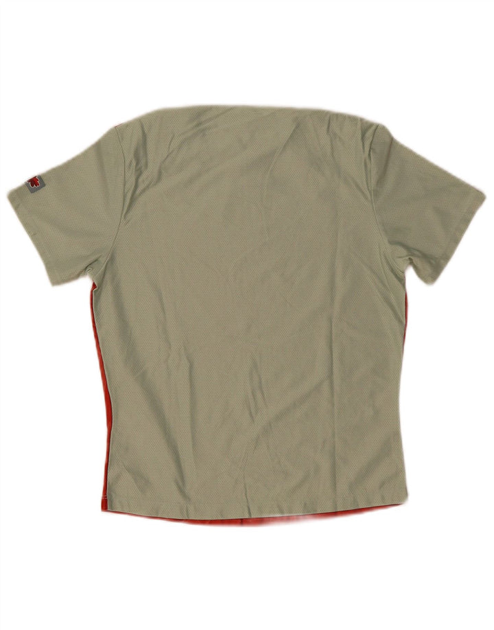 Tricou grafic Nike pentru femei Top UK 10/12 Medium Red Colorblock Poliester