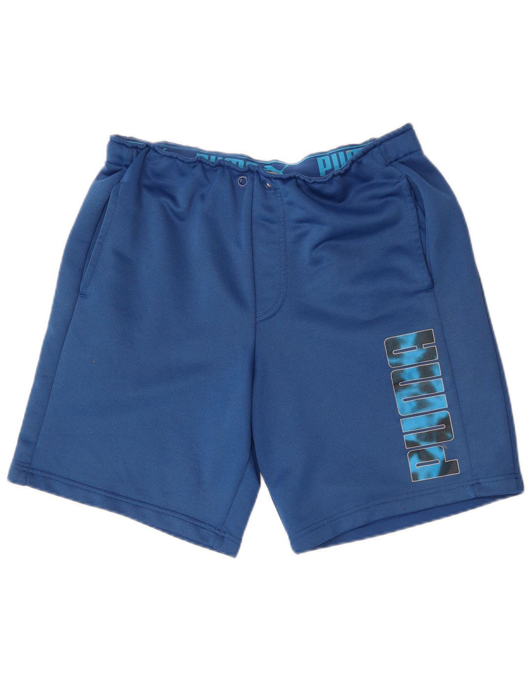 Pantaloni scurți sport grafic Puma pentru bărbați, mari, albastru