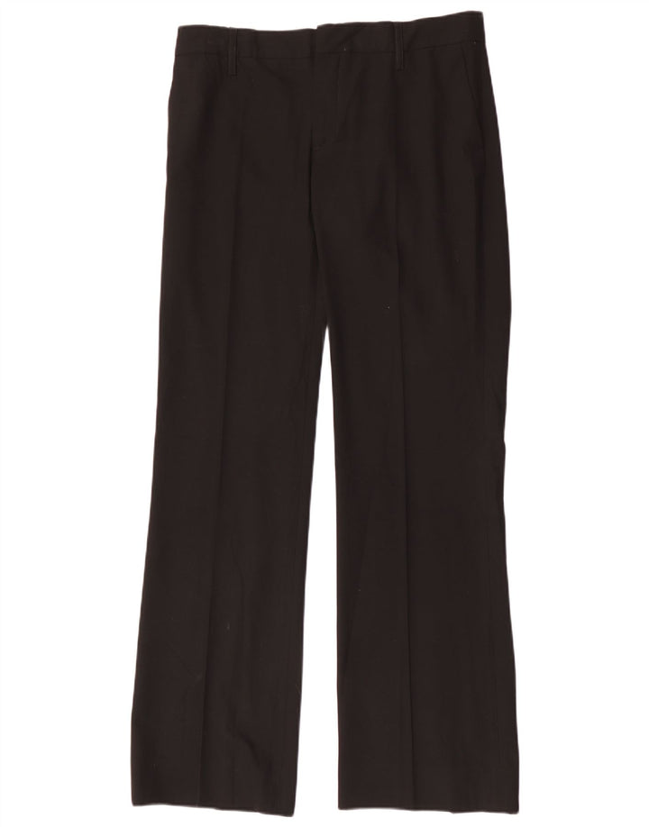 Pantaloni drepti casual pentru femei Zara L32 L33 Poliester negru