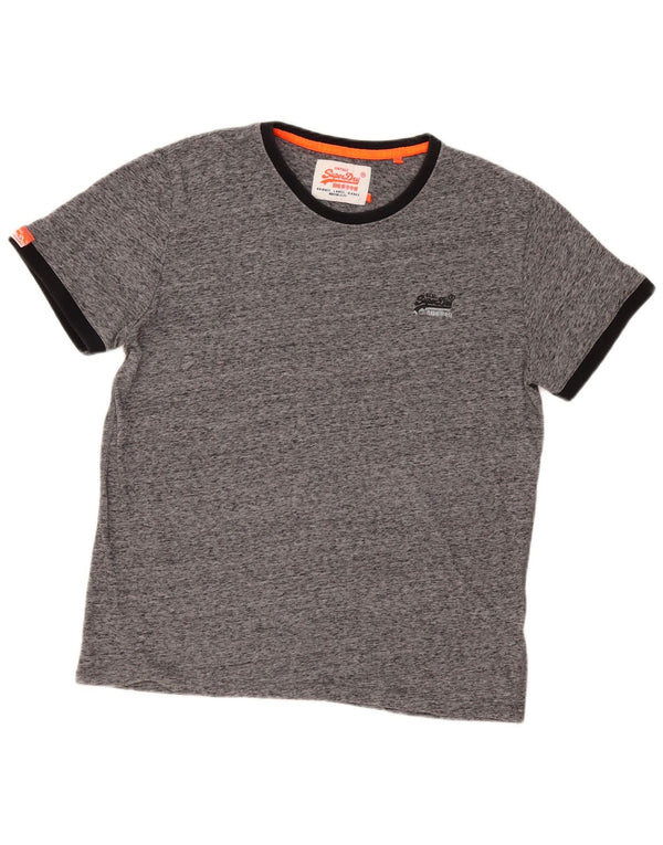 Tricou Superdry pentru bărbați Top 2XL, bumbac cu pete gri