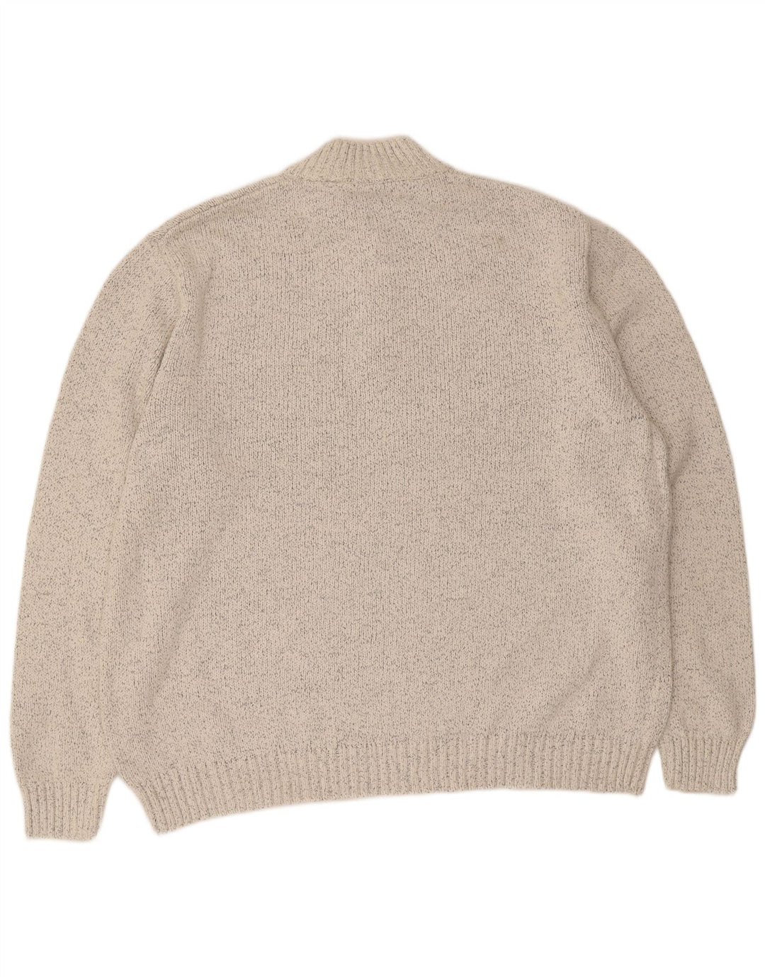 Pulover pentru bărbați Chaps, cu fermoar, cu gât, 2XL, bumbac cu pete gri