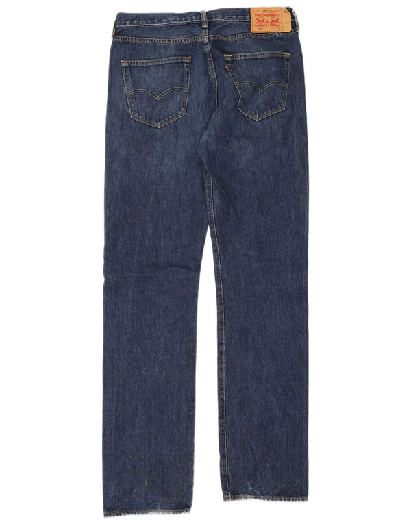 Blugi drepti pentru bărbați Levi's 501 W34 L36 Bumbac albastru