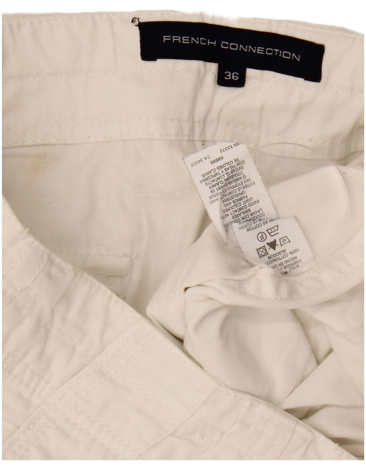 Pantaloni scurți cargo pentru bărbați French Connection W36, mare, alb, bumbac