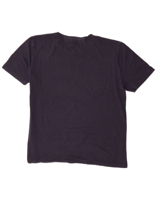 Tricou grafic Tommy Hilfiger pentru bărbați, cu croiala normală, 3XL, bumbac bleumarin