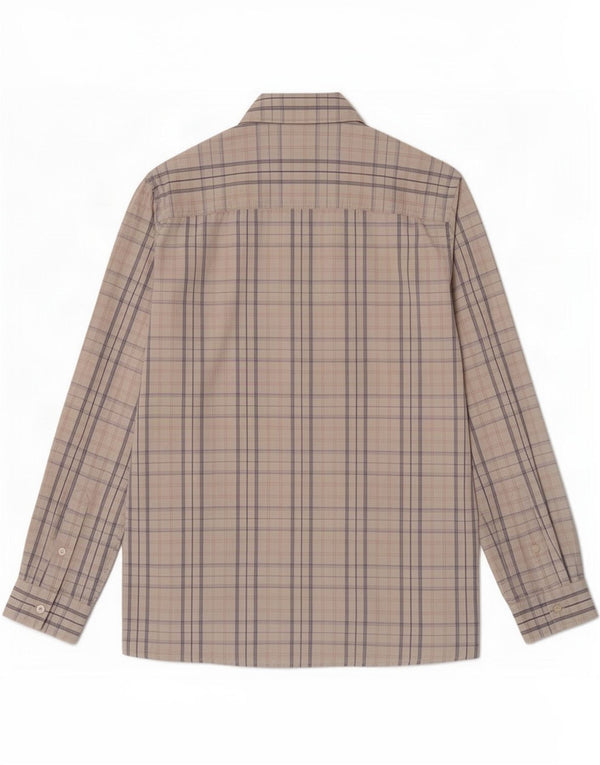 Cămașă pentru bărbați Gas Medium Beige Check Bumbac