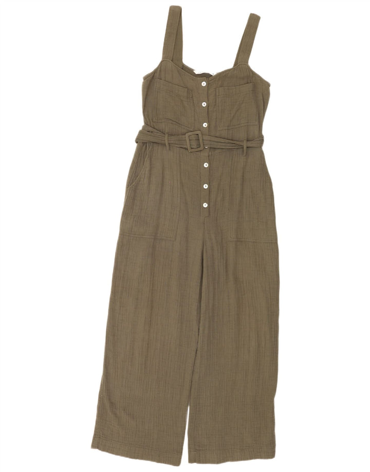 Salopetă fără mâneci pentru femei Zara UK 10 Small Khaki