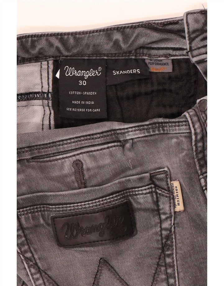 Blugi Skanders Slim Wrangler pentru femei W30 L31 bumbac gri