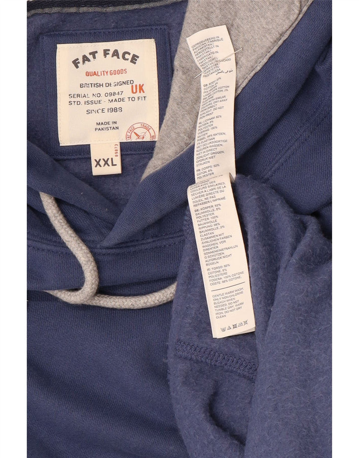 Pulover pentru bărbați Fat Face, 2XL, bumbac bleumarin